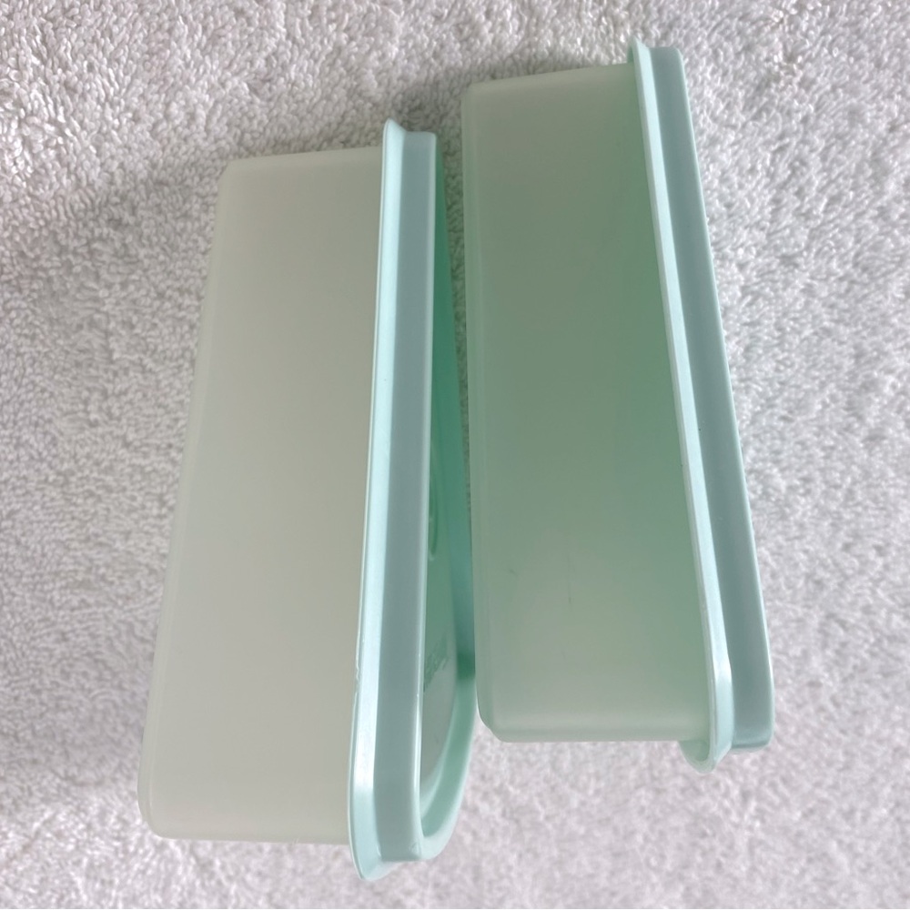 Tupperware Light Blue & Transparent Container Set 9pc - Picture 4 of 16